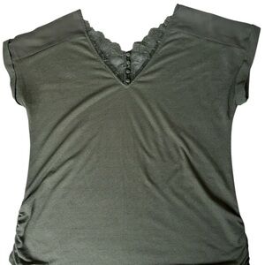 Olive Green Women's Top